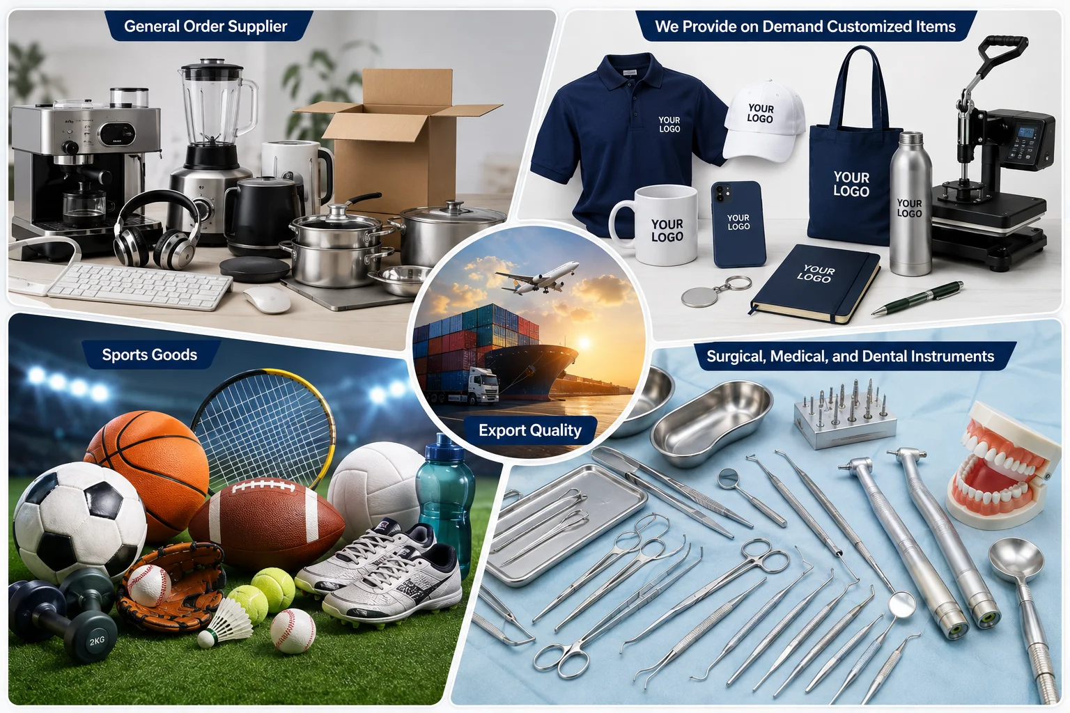 General Order Supplier — customized and export products